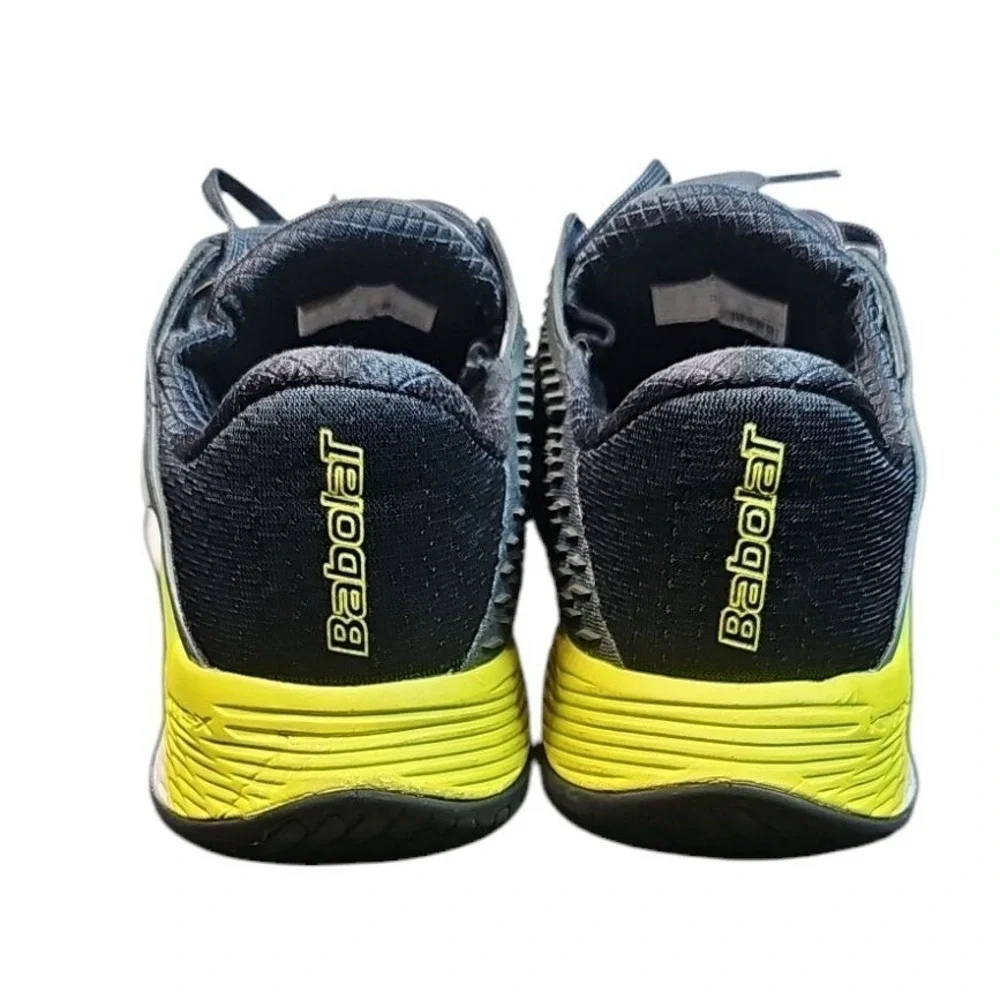 Babolat Propulse Fury 3 AC Gray Yellow - Size 10.5 - Used (Tread‎ Wear)